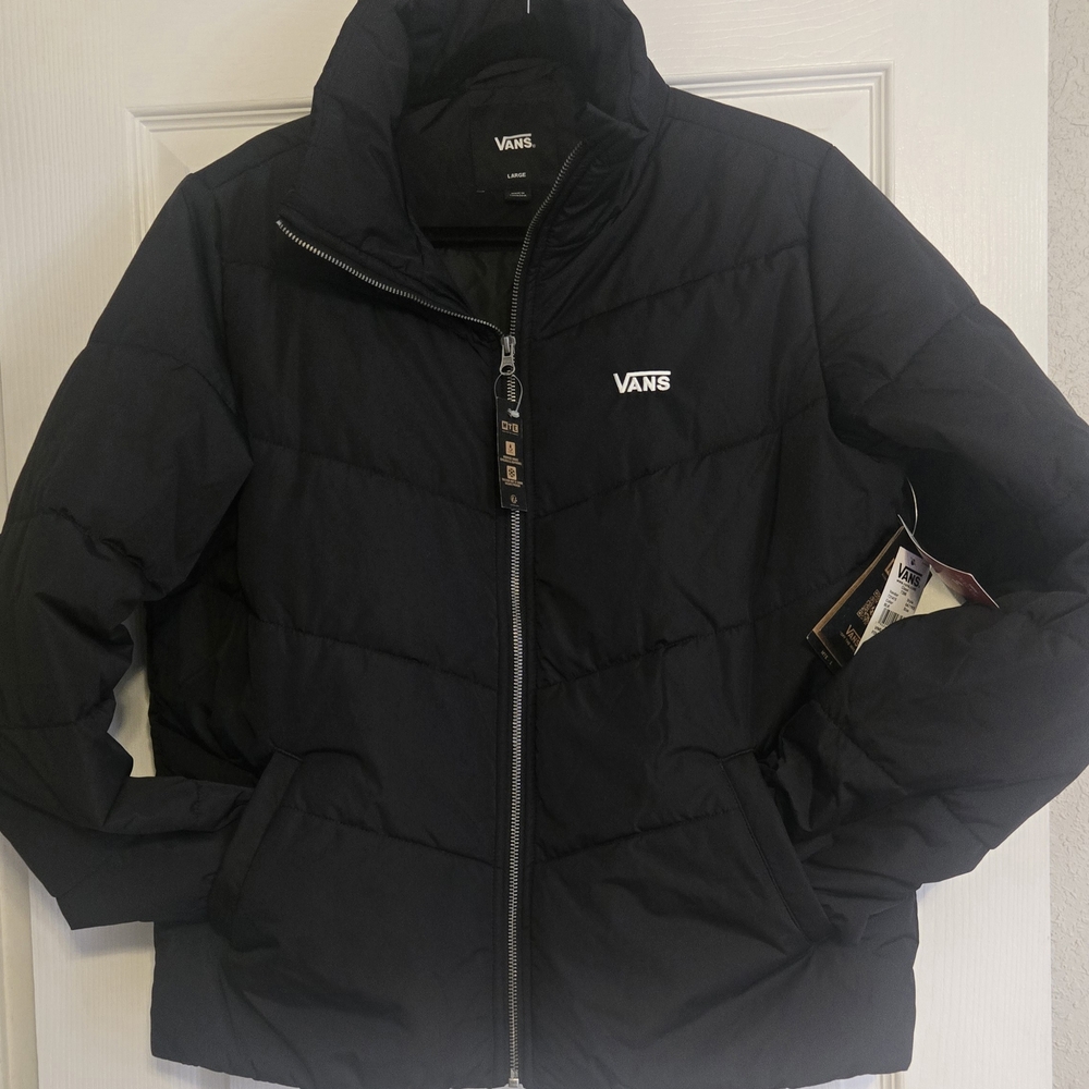 Vans Navy Puffer Jacket